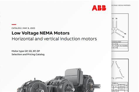 abb low voltage motor catalogue.